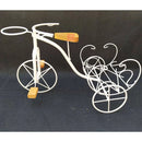 Bicicleta Decorativa de Ferro Rústica Branca | Jardim