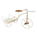 Bicicleta Decorativa de Ferro Rústica Branca | Jardim