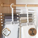 Kit 3 Cabides Multiuso para Calças e Roupas