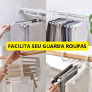 Kit 3 Cabides Multiuso para Calças e Roupas