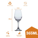 Kit 6 Taças de Vidro para Água e Vinho | Luxo