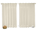 Cortina de Voil para Cozinha com Forro | Elegância