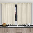 Cortina de Voil para Cozinha com Forro | Elegância