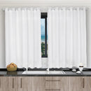 Cortina de Voil para Cozinha com Forro | Elegância