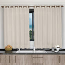 Cortina de Voil para Cozinha com Forro | Elegância