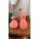Trio de Vasos Garrafa de Cerâmica | Decorativos
