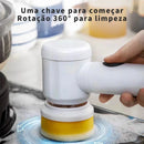 Escova Elétrica de Limpeza 5 em 1 Sem Fio | Recarregável