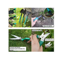 Kit Profissional de Jardinagem com Maleta | Ferramentas