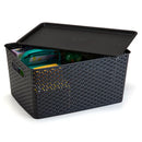 Kit 6 Cestos Organizadores Rattan