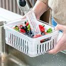 Kit 4 Organizadores 2,2L para Geladeira em Acrílico