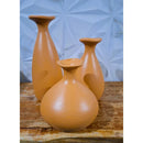 Trio de Vasos Garrafa de Cerâmica | Decorativos