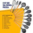 Kit Utensílios de Cozinha em Silicone | Completo