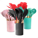 Kit Utensílios de Cozinha em Silicone | Completo