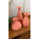 Trio de Vasos Garrafa de Cerâmica | Decorativos